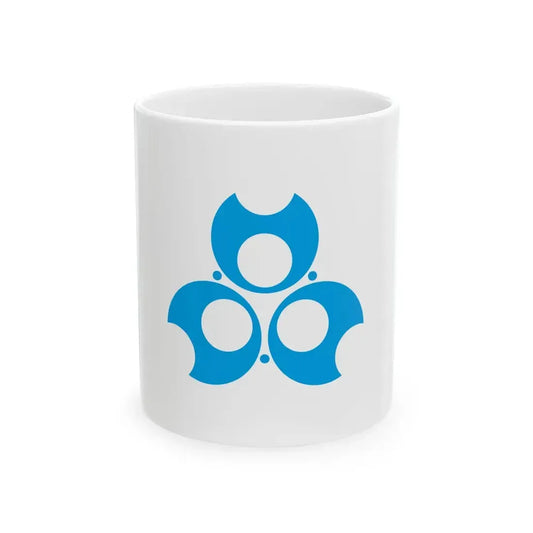Flag of Tadami Fukushima (Japan) White Coffee Mug 11oz - Go Mug Yourself