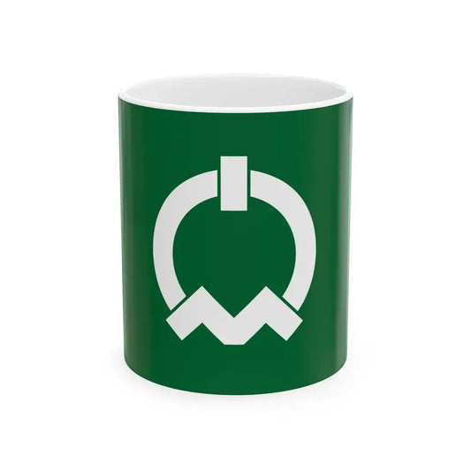 Flag of Tadaoka Osaka (Japan) White Coffee Mug 11oz - Go Mug Yourself