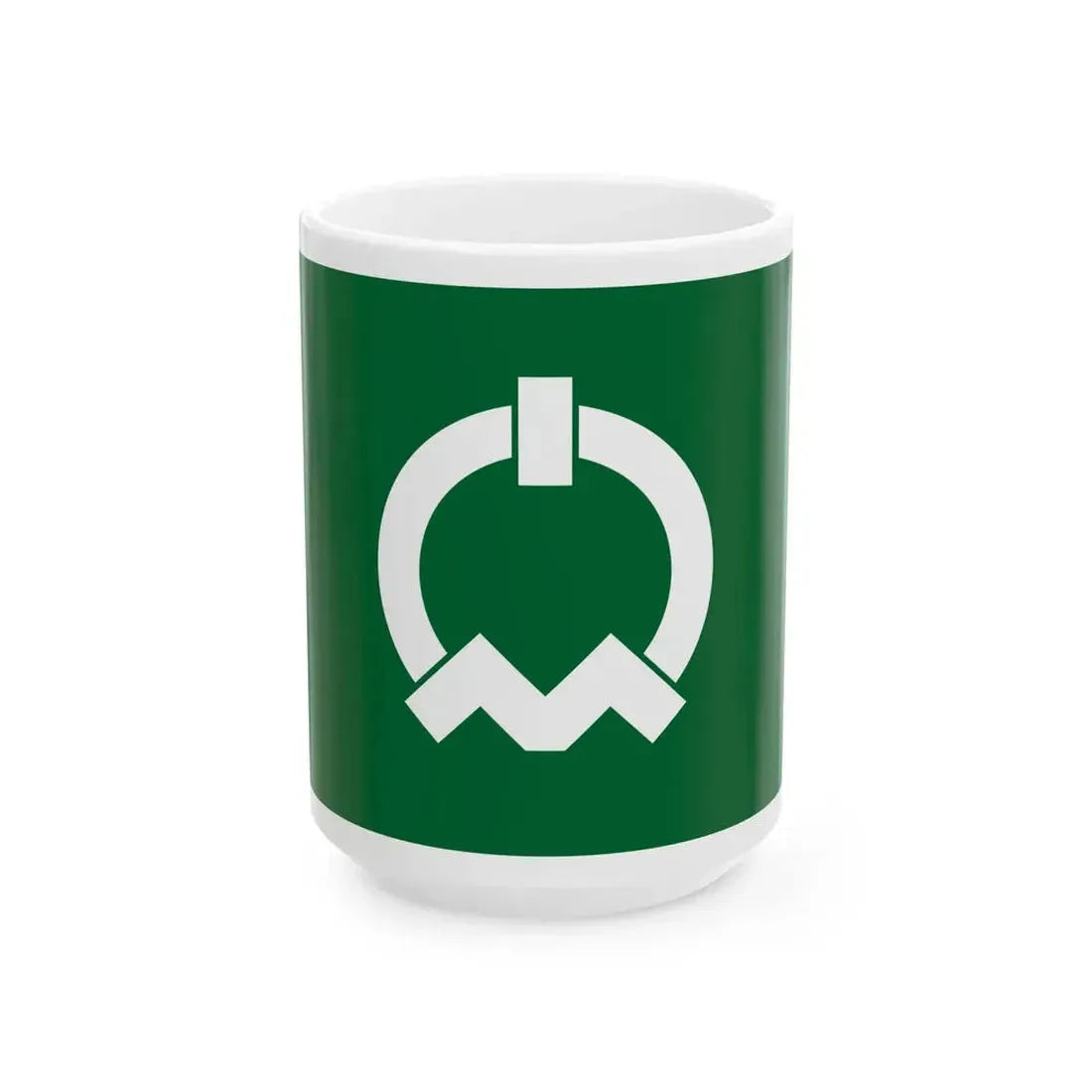 Flag of Tadaoka Osaka (Japan) White Coffee Mug 15oz - Go Mug Yourself