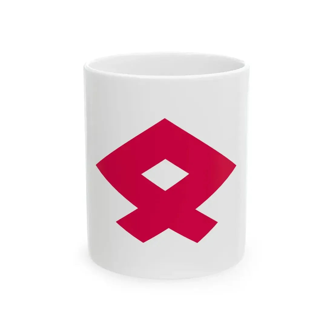 Flag of Tadotsu Kagawa (Japan) White Coffee Mug 11oz - Go Mug Yourself