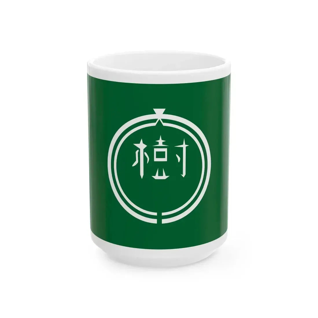 Flag of Taiki Hokkaido (Japan) White Coffee Mug 15oz - Go Mug Yourself