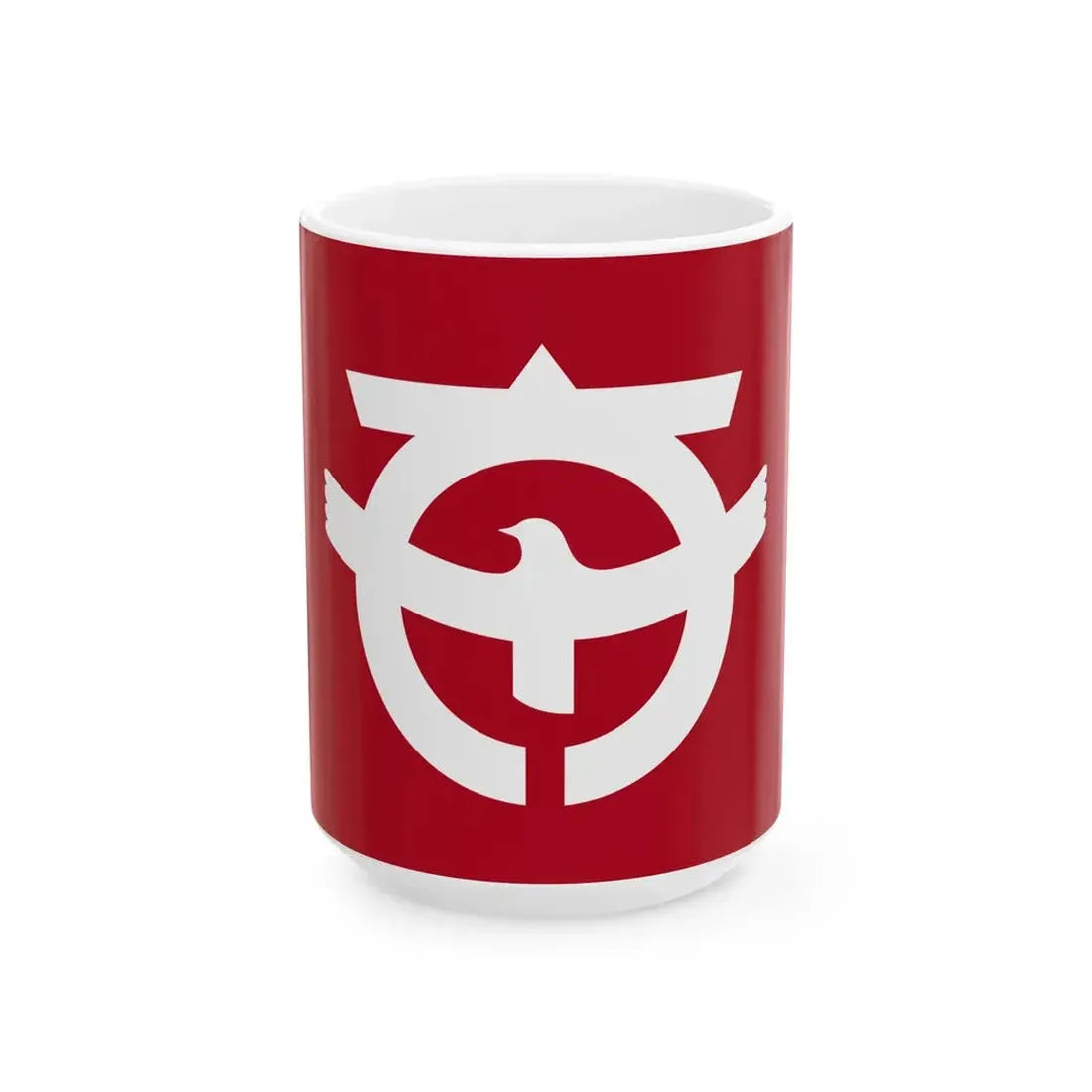 Flag of Taishi Osaka (Japan) White Coffee Mug 15oz - Go Mug Yourself