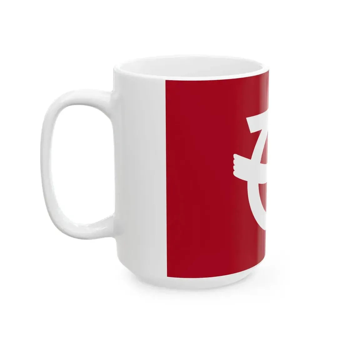 Flag of Taishi Osaka (Japan) White Coffee Mug - Go Mug Yourself
