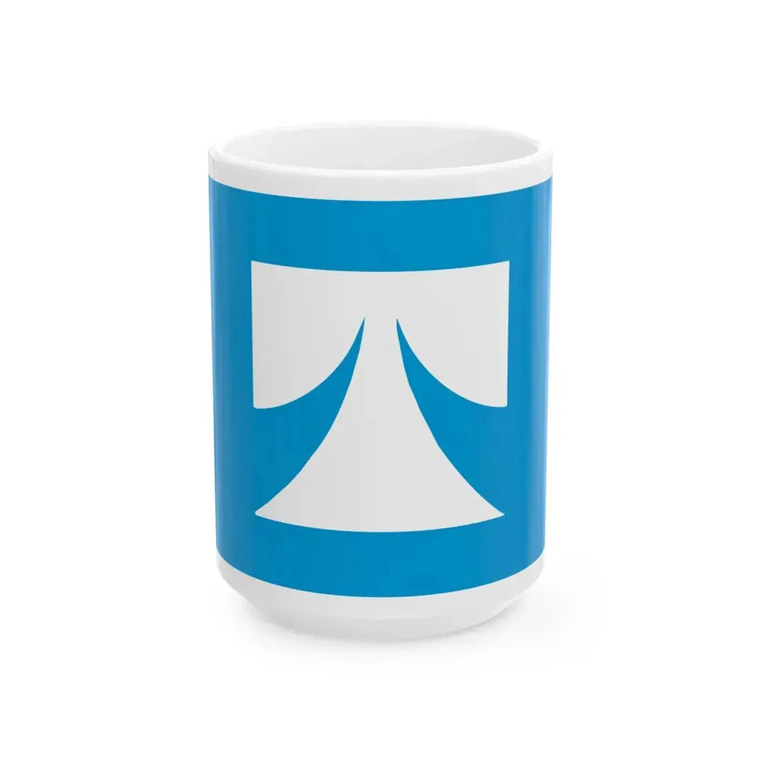 Flag of Taiwa Miyagi (Japan) White Coffee Mug 15oz - Go Mug Yourself