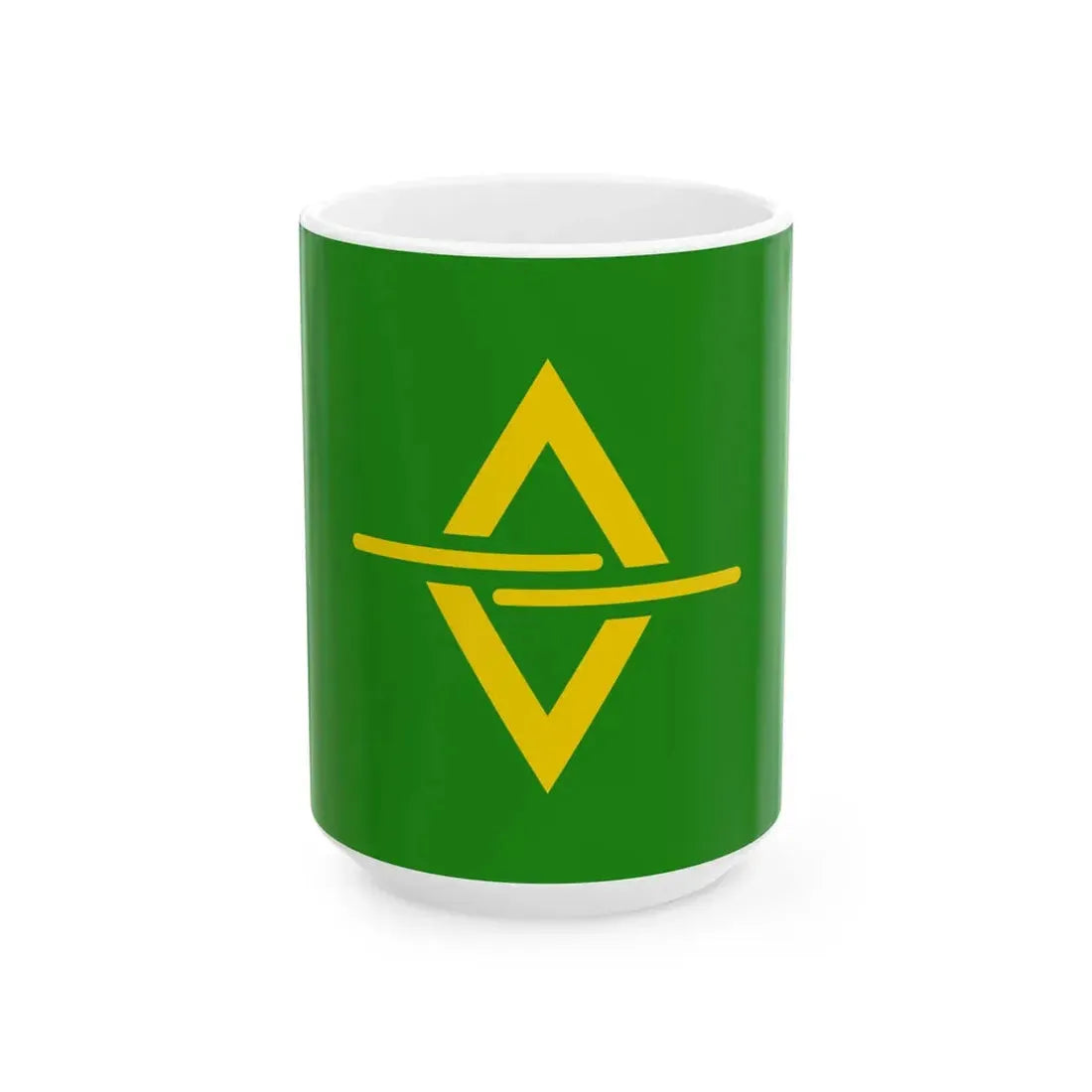 Flag of Takachiho Miyazaki (Japan) White Coffee Mug 15oz - Go Mug Yourself