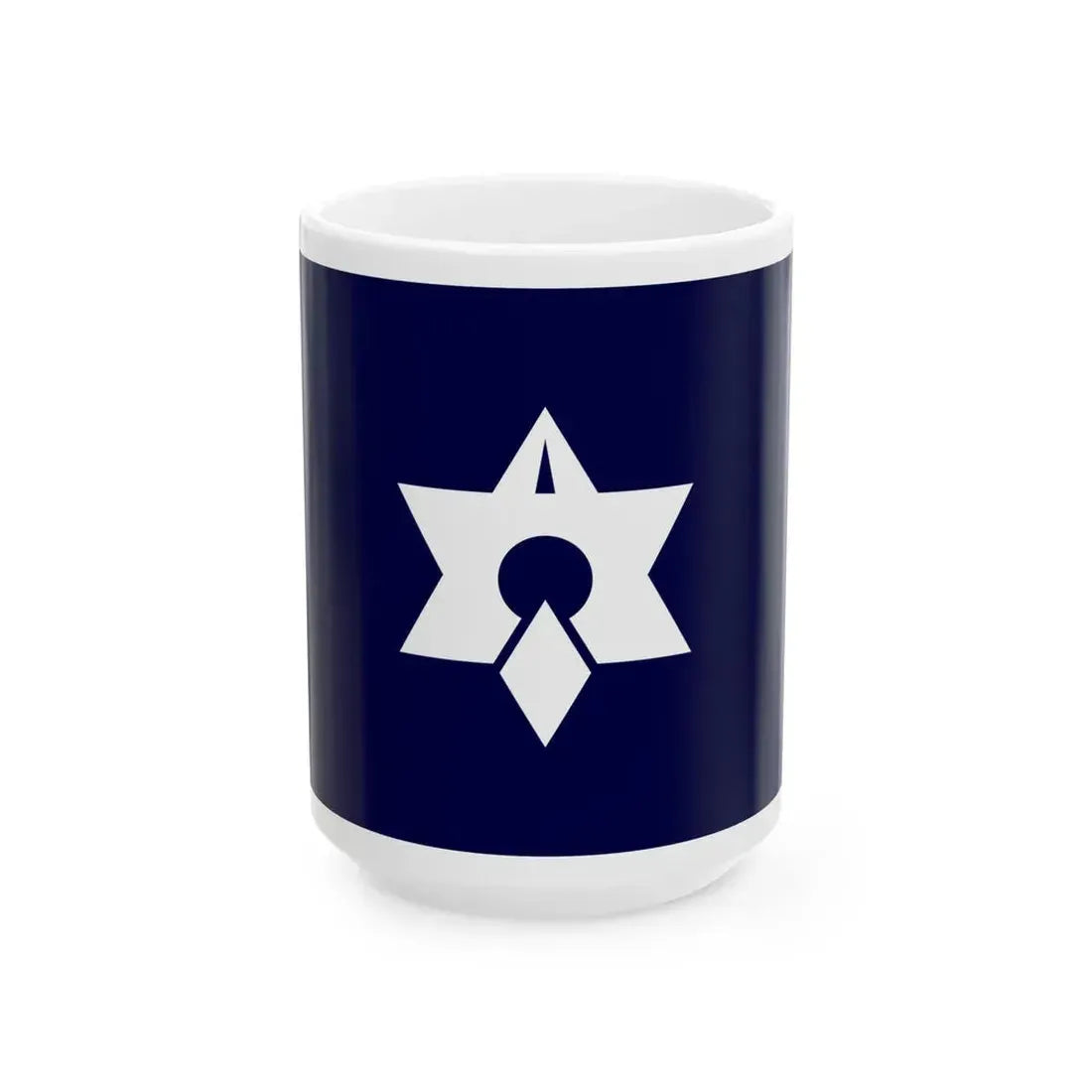 Flag of Takahama Fukui (Japan) White Coffee Mug 15oz - Go Mug Yourself