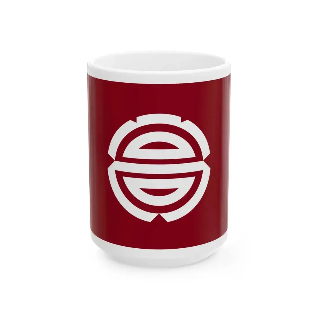 Flag of Takahata Yamagata (Japan) White Coffee Mug 15oz - Go Mug Yourself