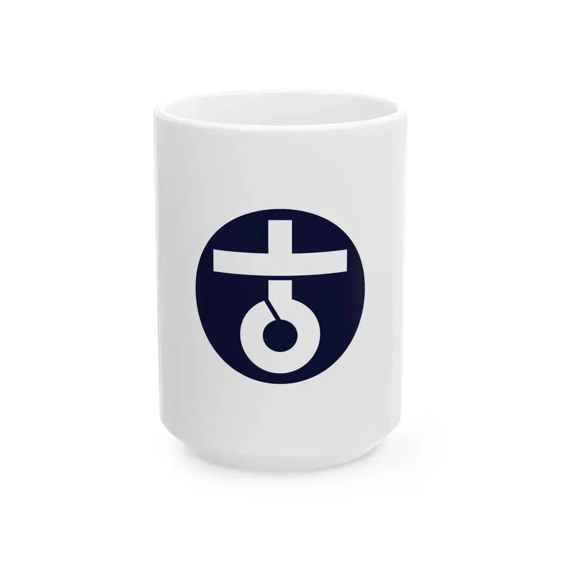 Flag of Takaishi Osaka (Japan) White Coffee Mug 15oz - Go Mug Yourself