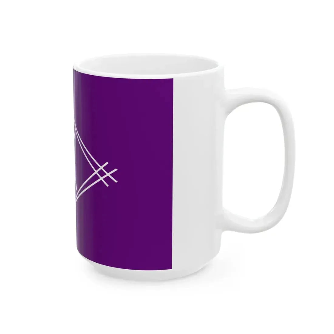 Flag of Takamatsu Kagawa (Japan) White Coffee Mug - Go Mug Yourself