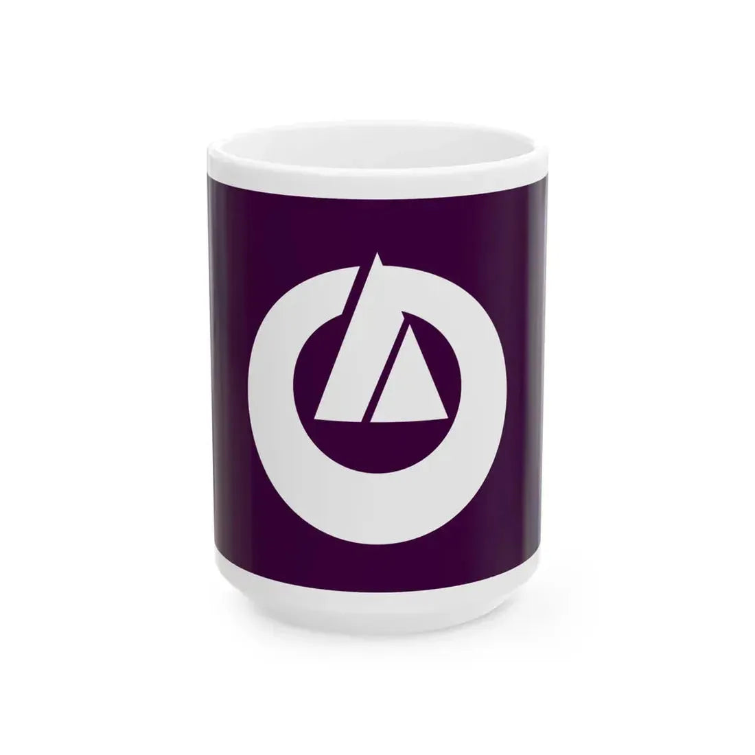 Flag of Takamori Kumamoto (Japan) White Coffee Mug 15oz - Go Mug Yourself