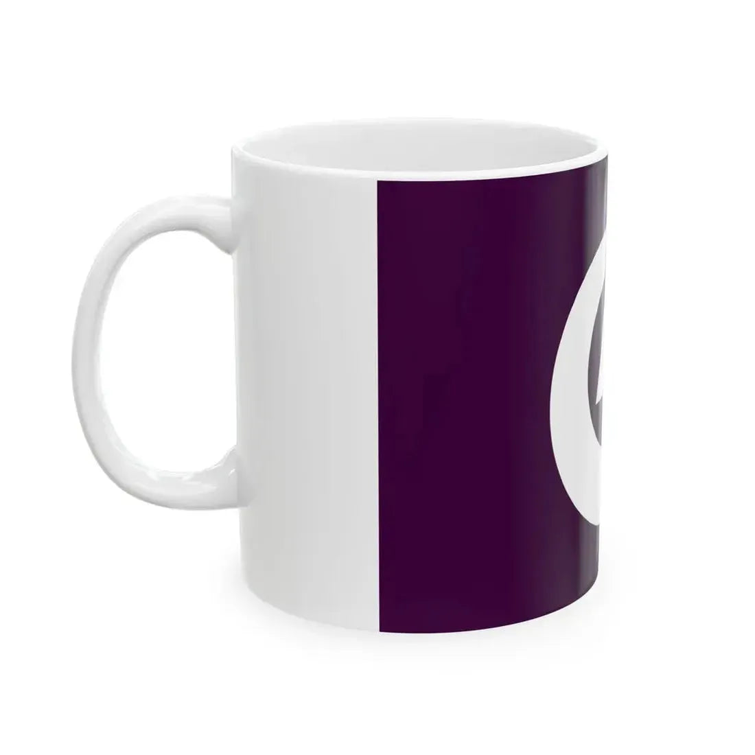 Flag of Takamori Kumamoto (Japan) White Coffee Mug - Go Mug Yourself