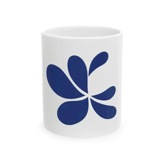 Flag of Takashima Shiga (Japan) White Coffee Mug 11oz - Go Mug Yourself