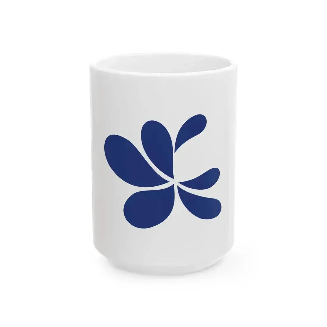 Flag of Takashima Shiga (Japan) White Coffee Mug 15oz - Go Mug Yourself