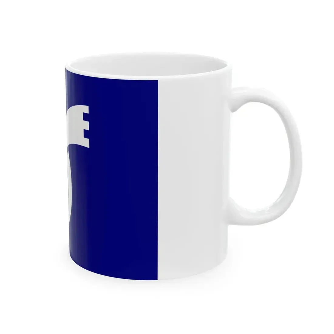 Flag of Takasu Hokkaido (Japan) White Coffee Mug - Go Mug Yourself
