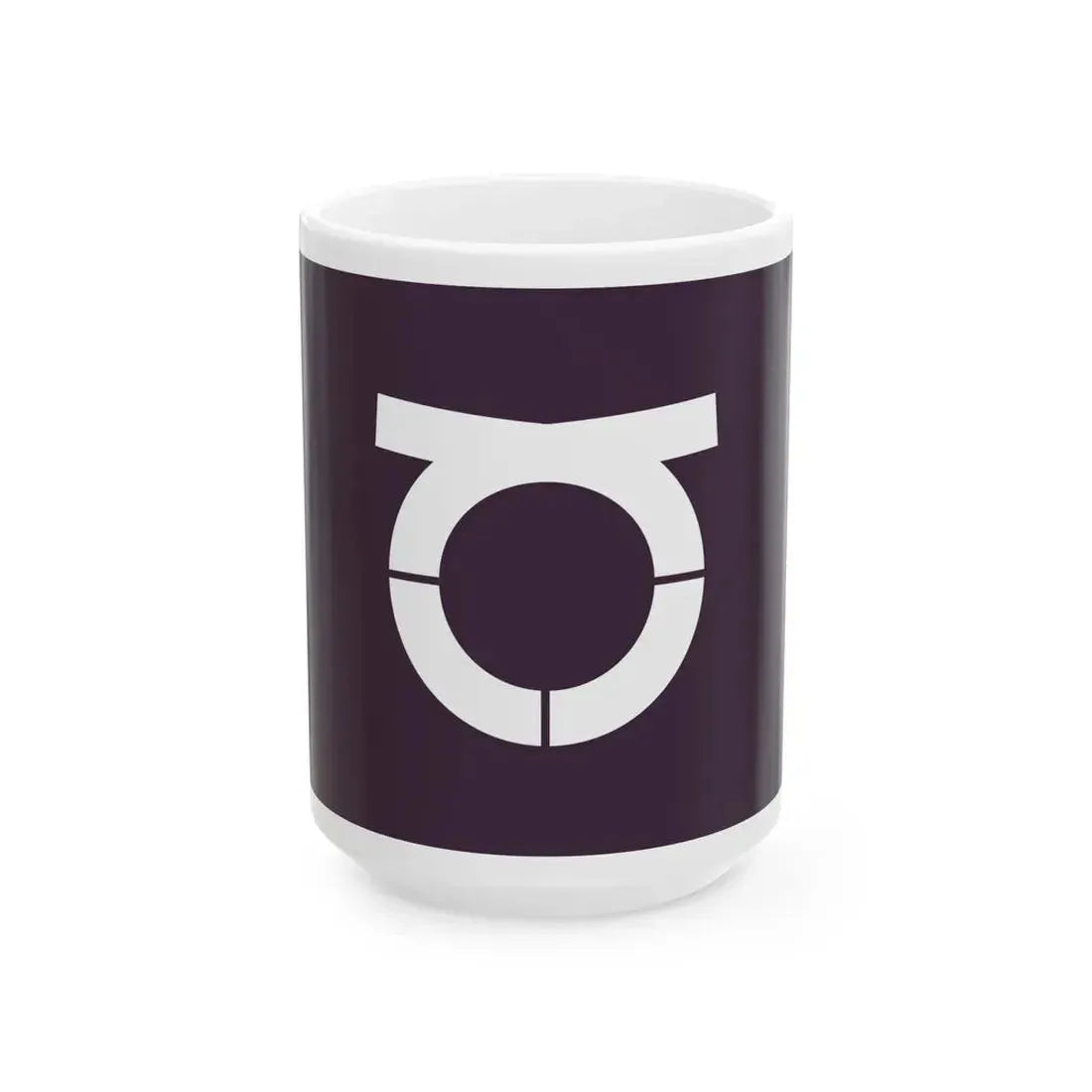 Flag of Takeo Saga (Japan) White Coffee Mug 15oz - Go Mug Yourself
