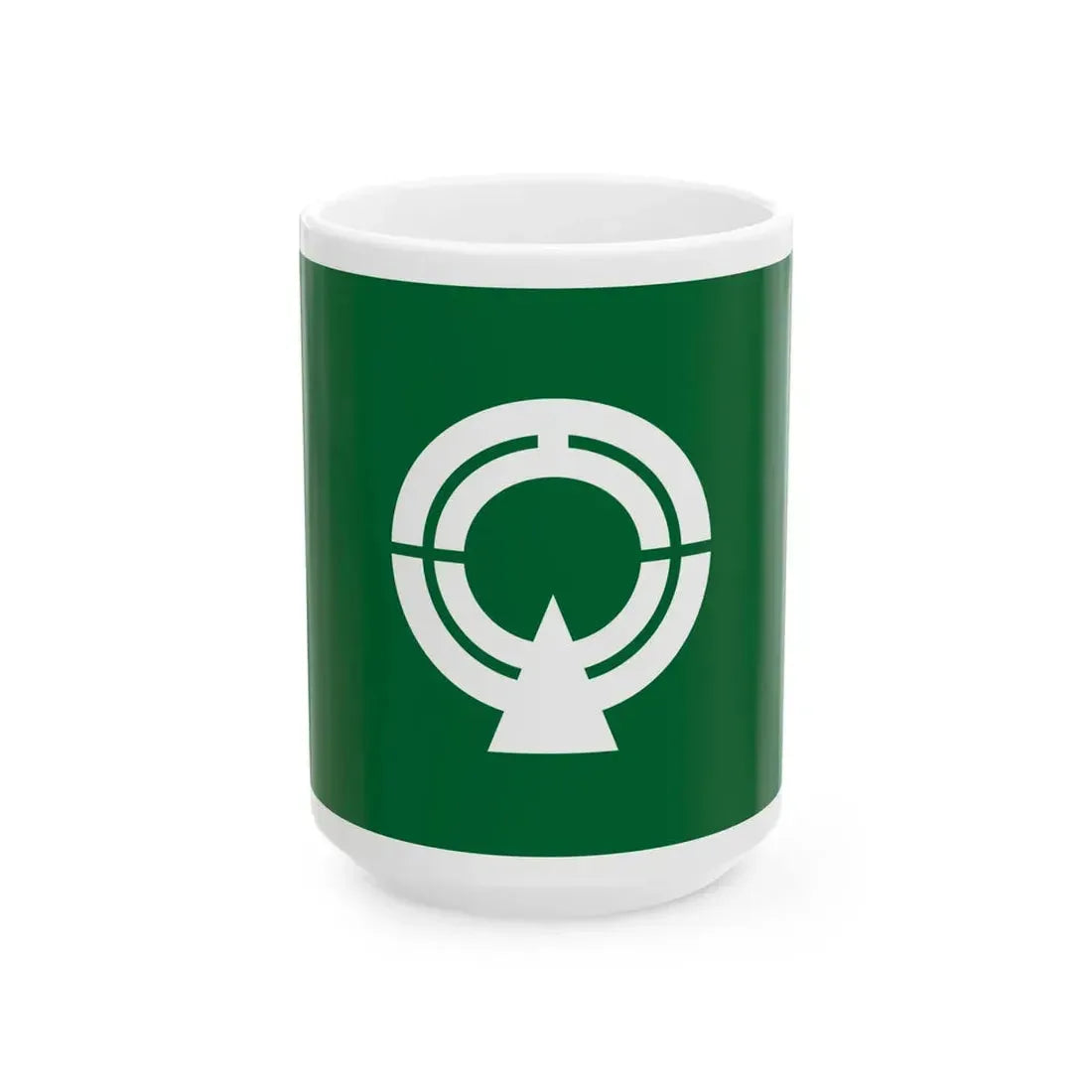 Flag of Takinoue Hokkaido (Japan) White Coffee Mug 15oz - Go Mug Yourself