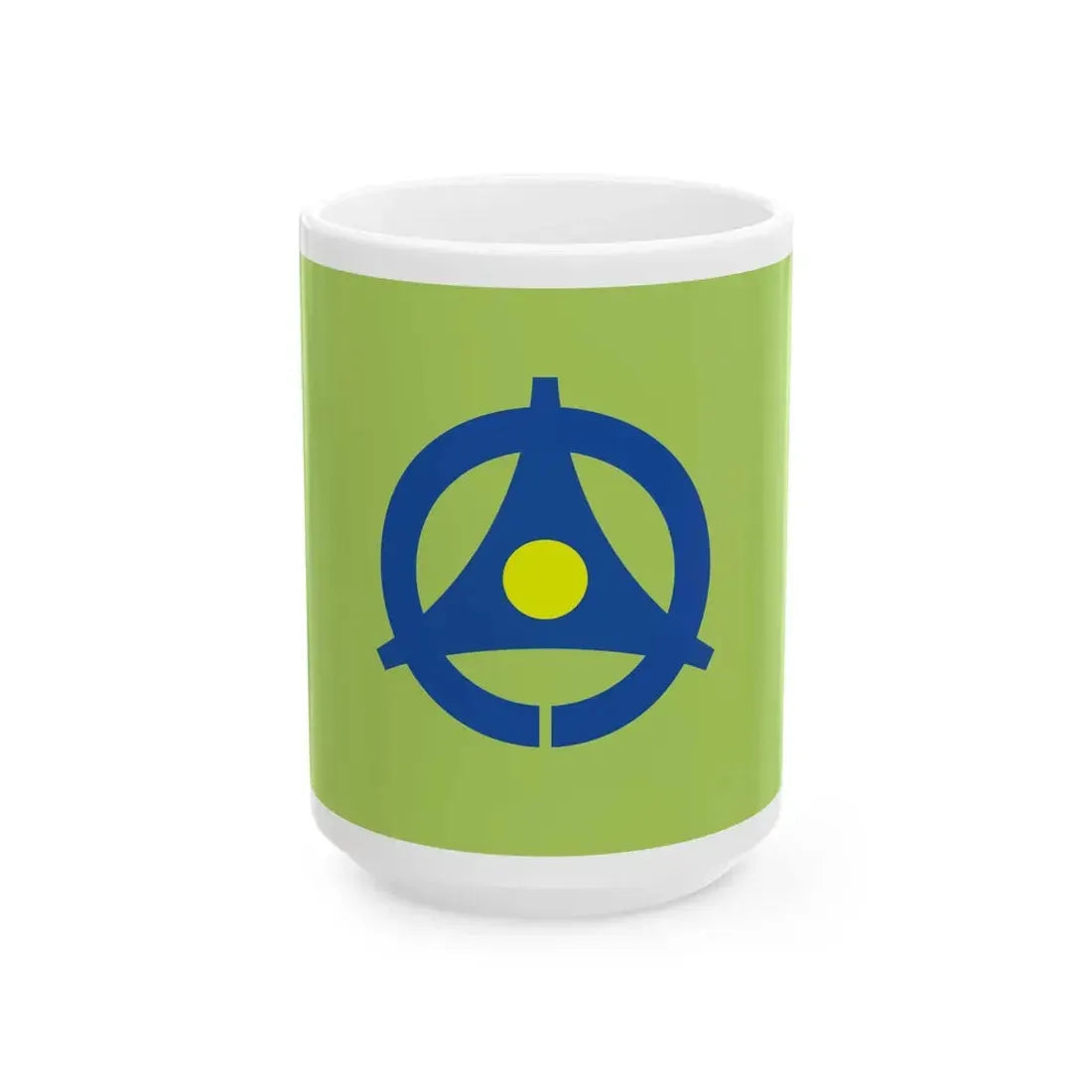 Flag of Tako Chiba (Japan) White Coffee Mug 15oz - Go Mug Yourself