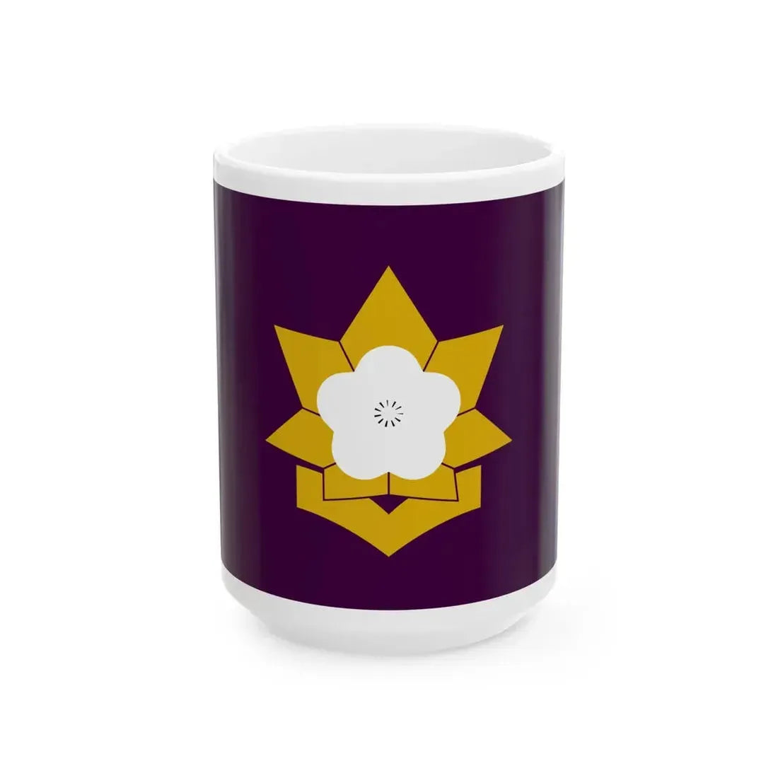 Flag of Taku Saga (Japan) White Coffee Mug 15oz - Go Mug Yourself