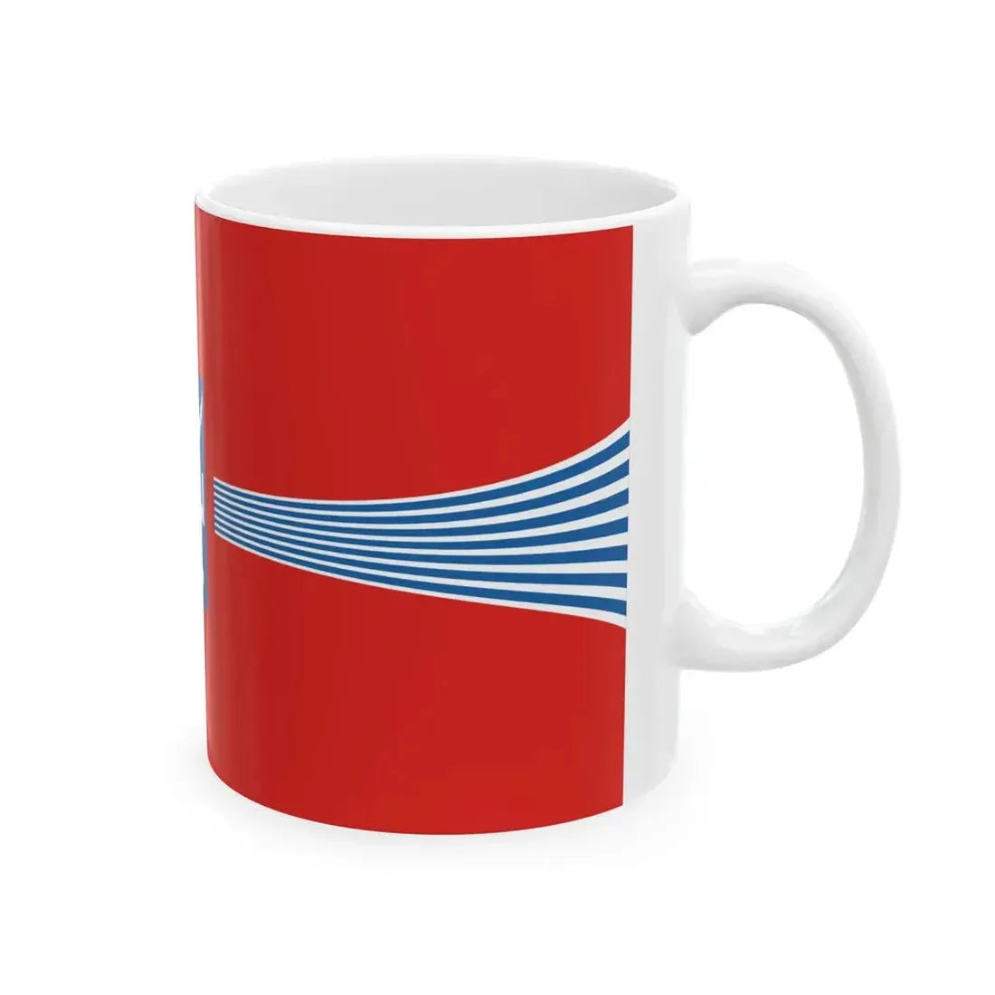 Flag of Talas Province Kyrgyzstan (Kyrgyzstan) White Coffee Mug - Go Mug Yourself