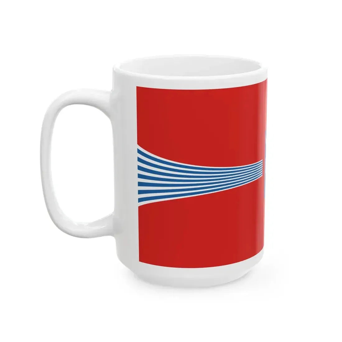 Flag of Talas Province Kyrgyzstan (Kyrgyzstan) White Coffee Mug - Go Mug Yourself