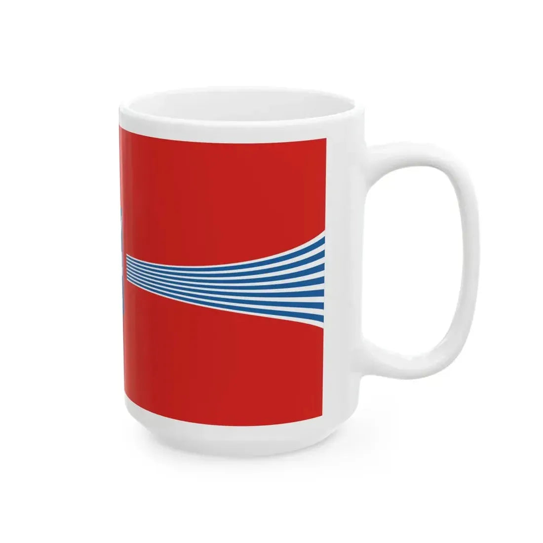 Flag of Talas Province Kyrgyzstan (Kyrgyzstan) White Coffee Mug - Go Mug Yourself