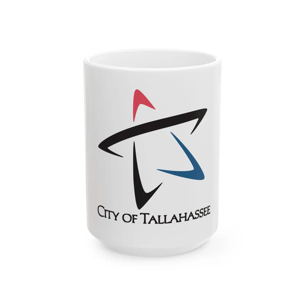 Flag of Tallahassee Florida 2002-2020 (United States) White Coffee Mug 15oz - Go Mug Yourself