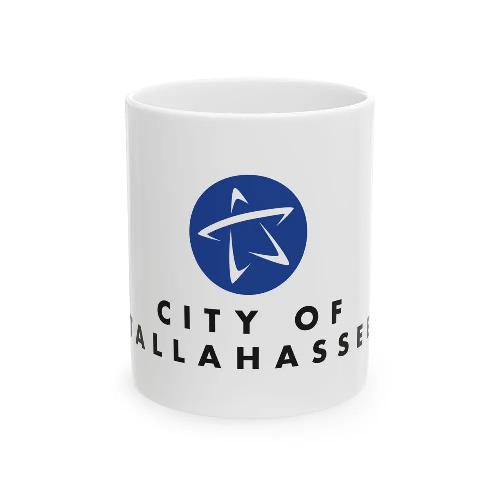 Flag of Tallahassee Florida 2020 (United States) White Coffee Mug 11oz - Go Mug Yourself