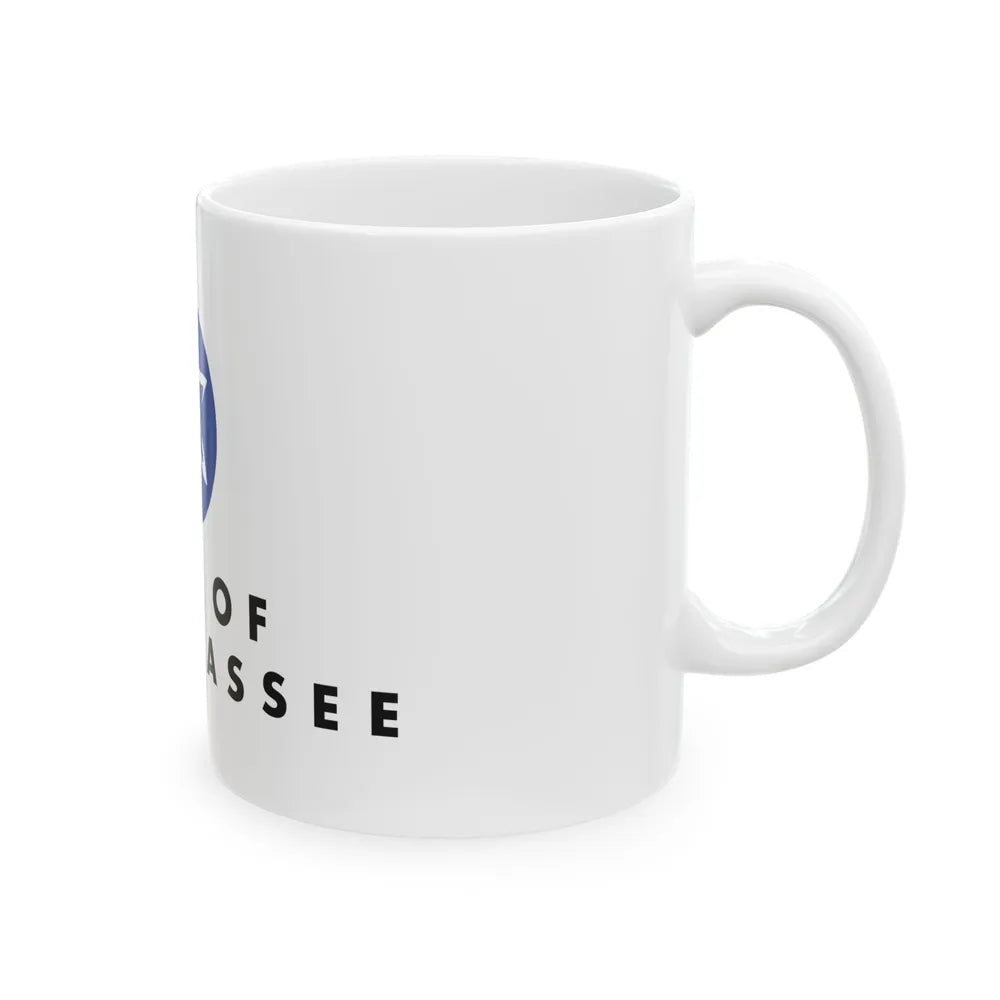 Flag of Tallahassee Florida 2020 (United States) White Coffee Mug - Go Mug Yourself