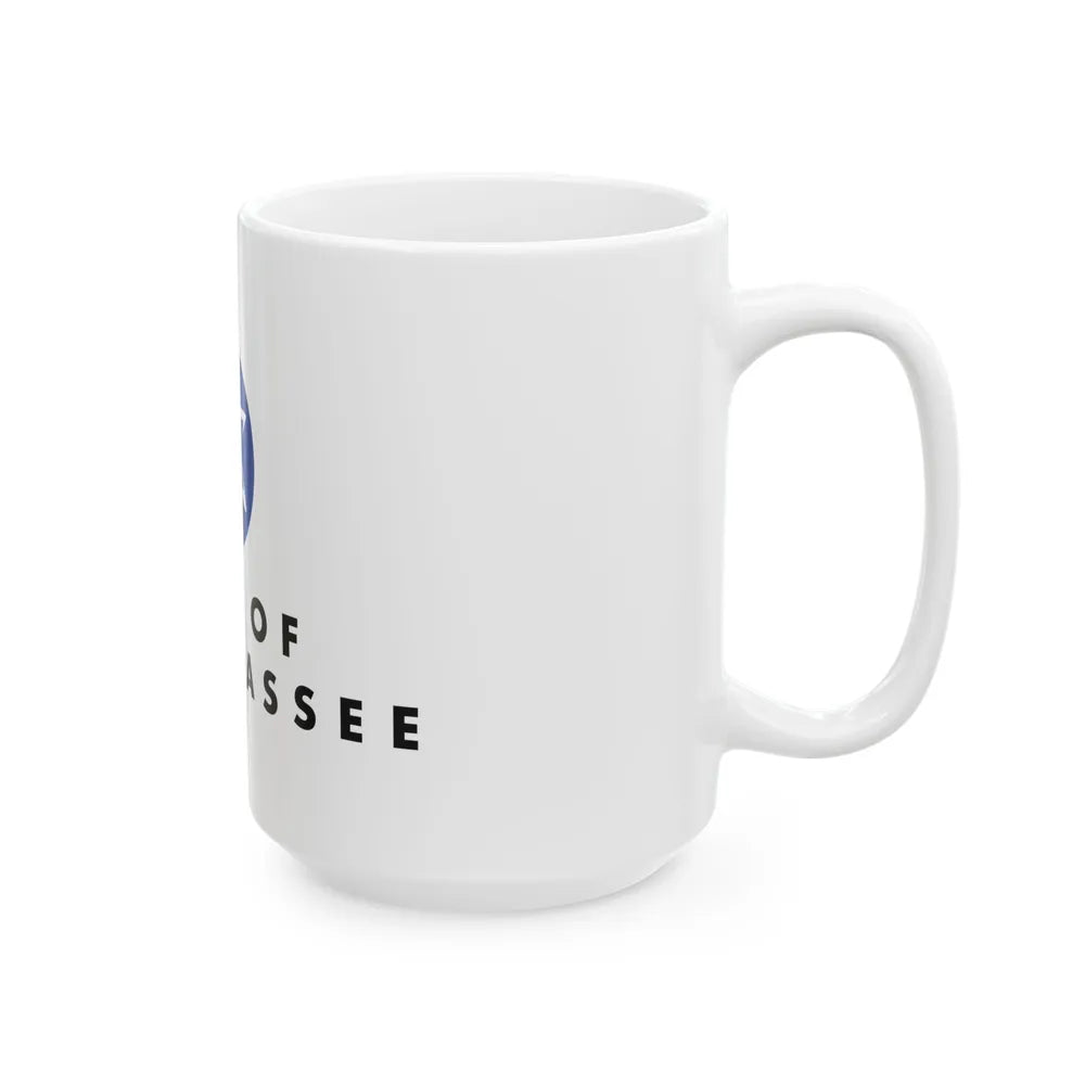 Flag of Tallahassee Florida 2020 (United States) White Coffee Mug - Go Mug Yourself