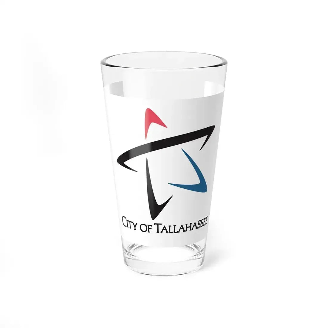 Flag of Tallahassee, Florida - Pint Glass 16oz 16oz - Go Mug Yourself