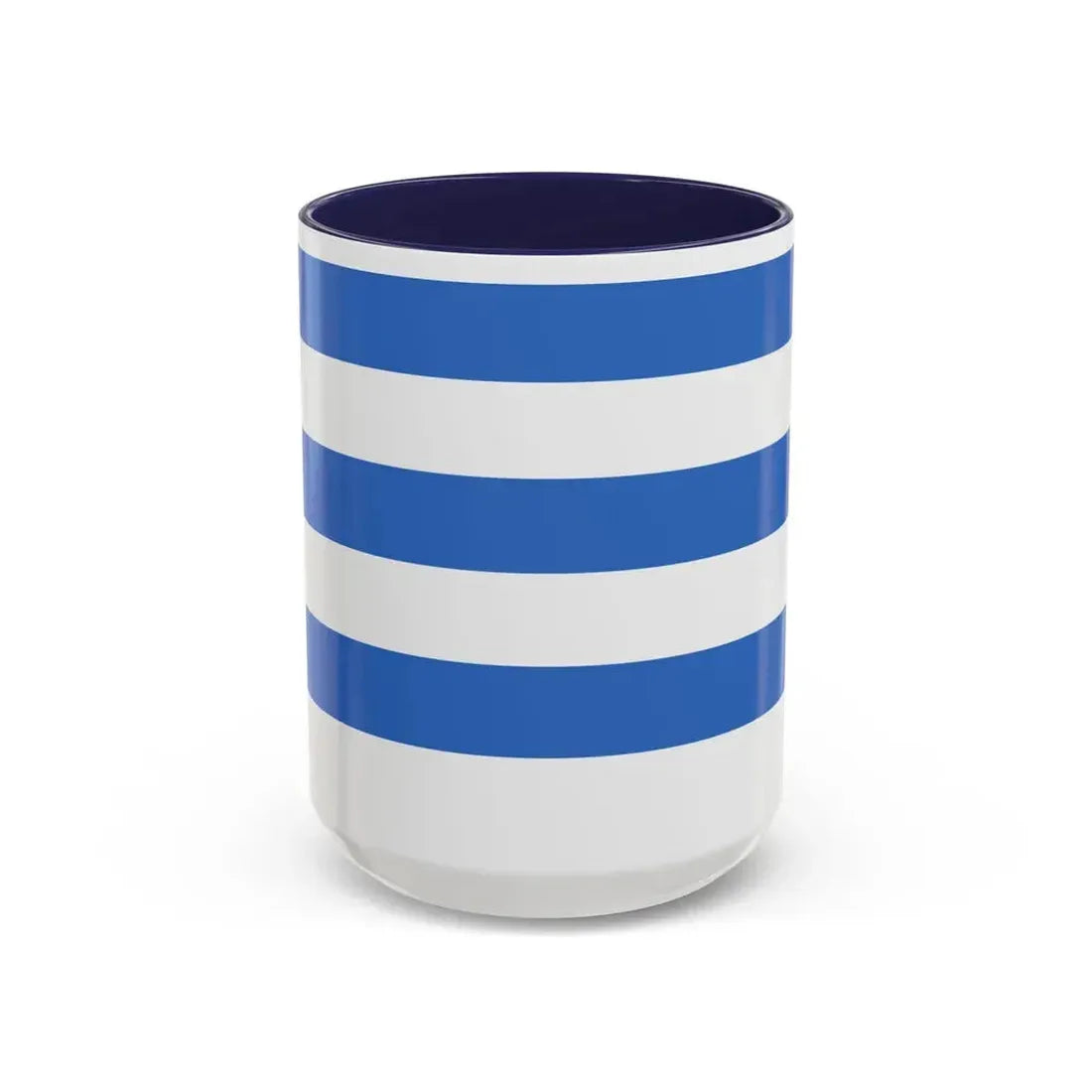 Flag of Tallinn Estonia - Accent Coffee Mug 15oz Navy - Go Mug Yourself