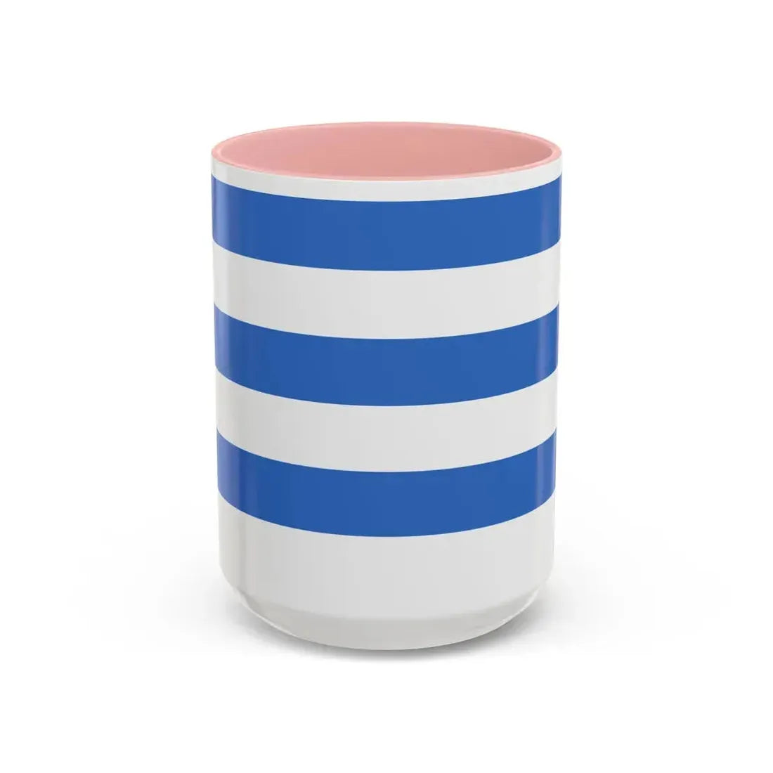 Flag of Tallinn Estonia - Accent Coffee Mug 15oz Pink - Go Mug Yourself