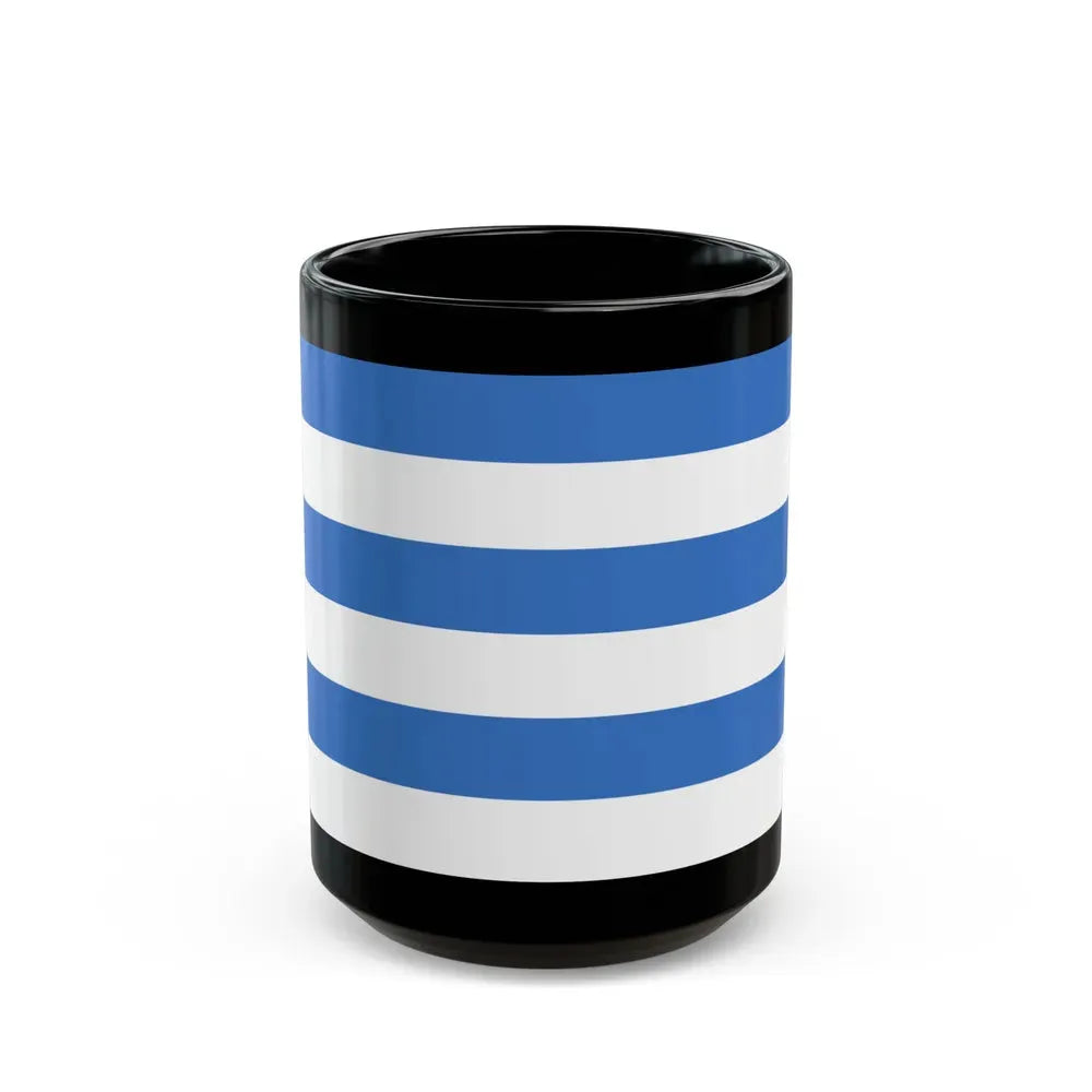 Flag of Tallinn Estonia - Black Coffee Mug 15oz - Go Mug Yourself