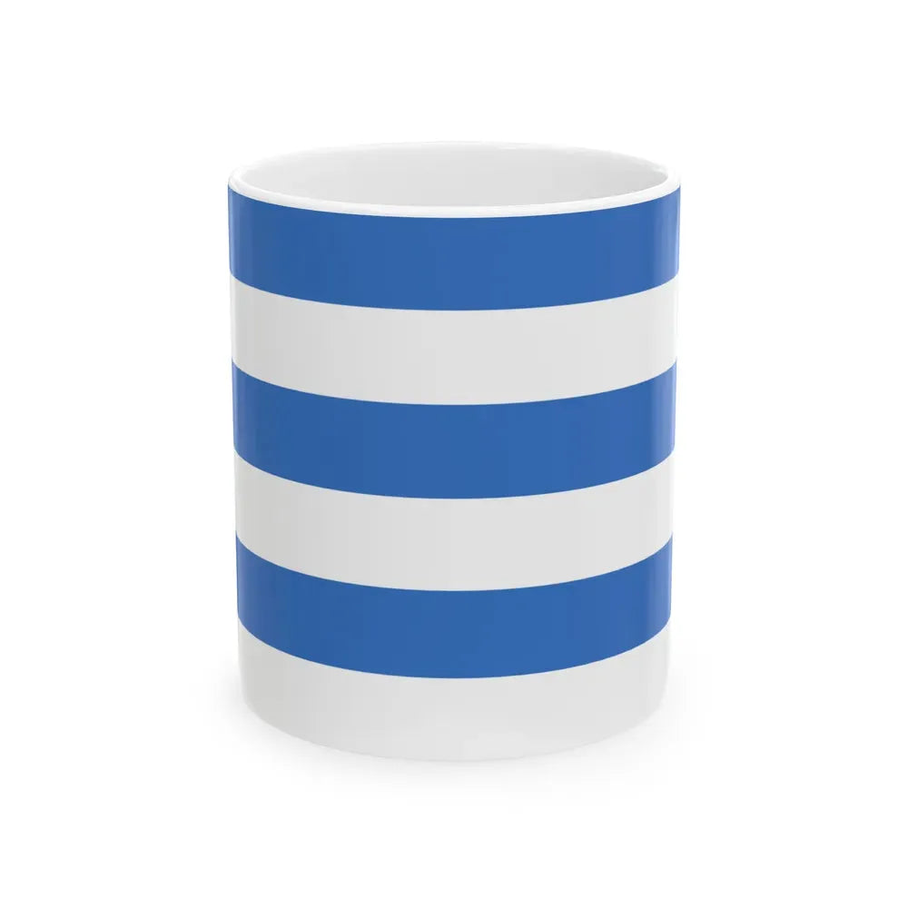Flag of Tallinn Estonia - White Coffee Mug 11oz - Go Mug Yourself