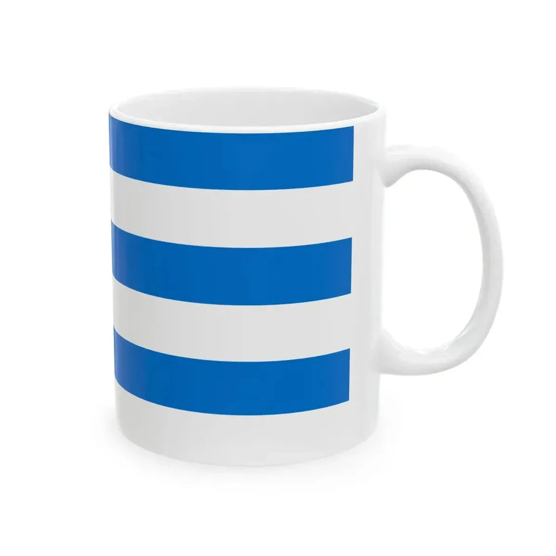 Flag of Tallinn (Estonia) White Coffee Mug - Go Mug Yourself