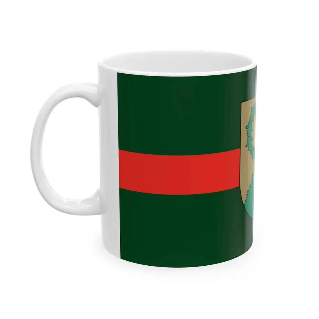 Flag of Talsi (Latvia) White Coffee Mug - Go Mug Yourself