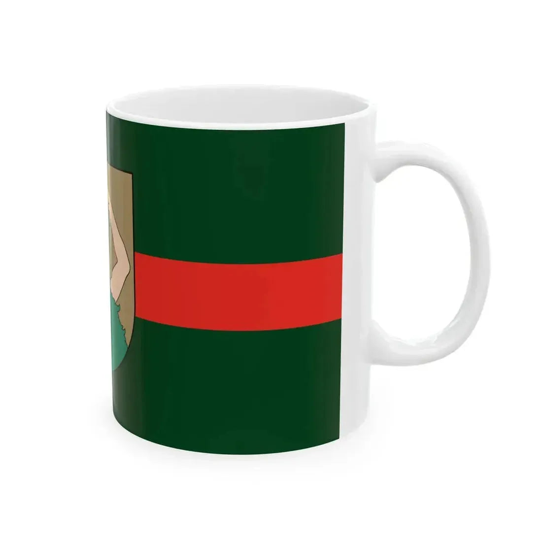 Flag of Talsi (Latvia) White Coffee Mug - Go Mug Yourself