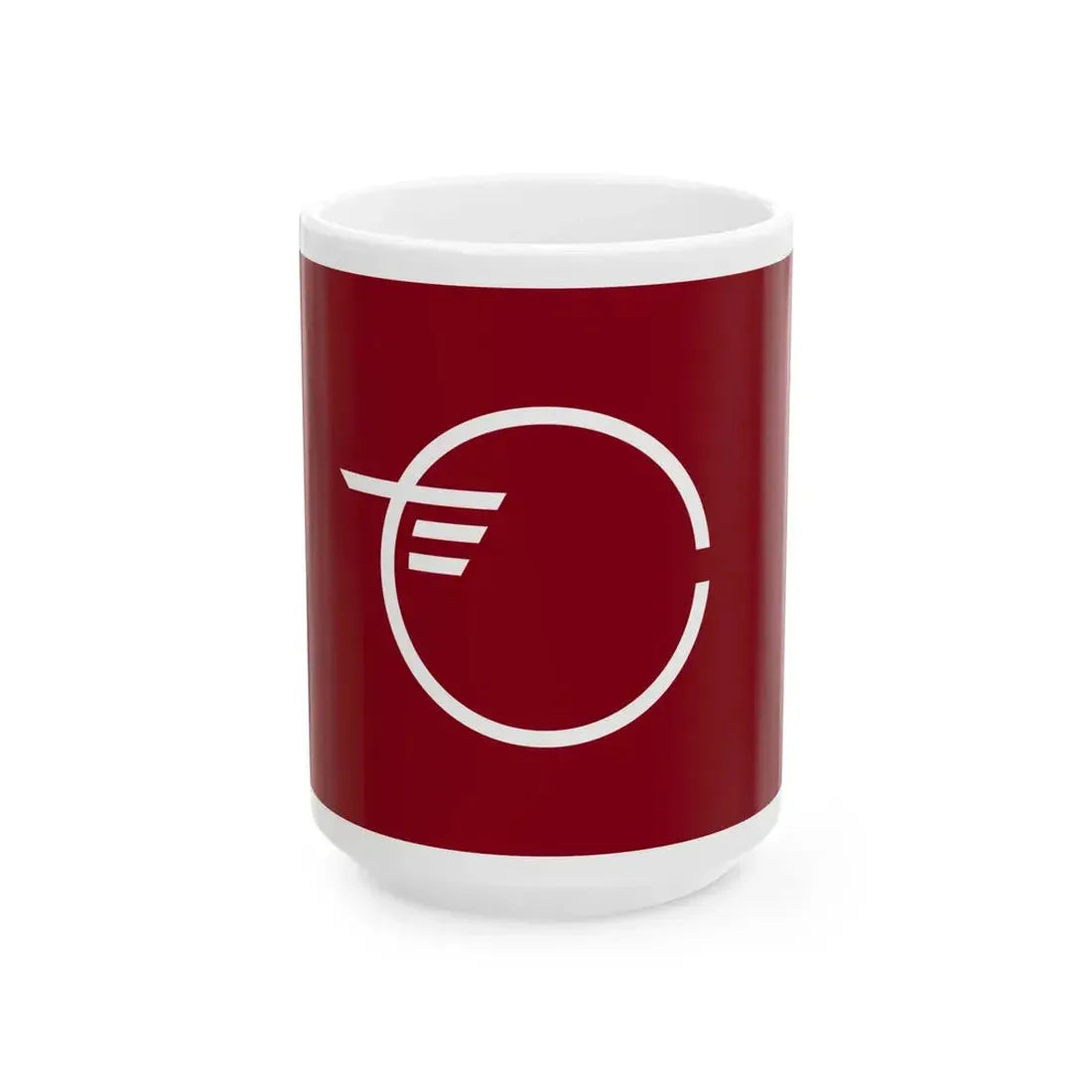 Flag of Tamakawa Fukushima (Japan) White Coffee Mug 15oz - Go Mug Yourself