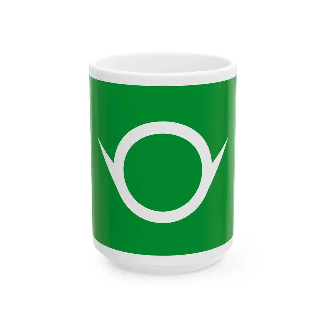 Flag of Tamamura Gunma (Japan) White Coffee Mug 15oz - Go Mug Yourself