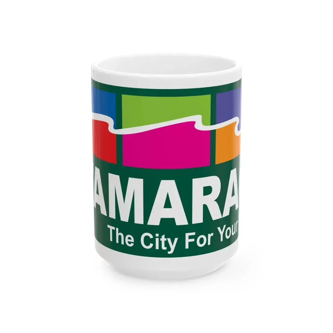 Flag of Tamarac Florida (United States) White Coffee Mug 15oz - Go Mug Yourself