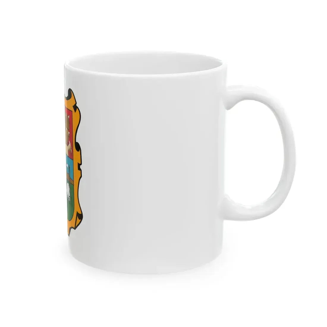 Flag of Tamaulipas (Mexico) White Coffee Mug - Go Mug Yourself