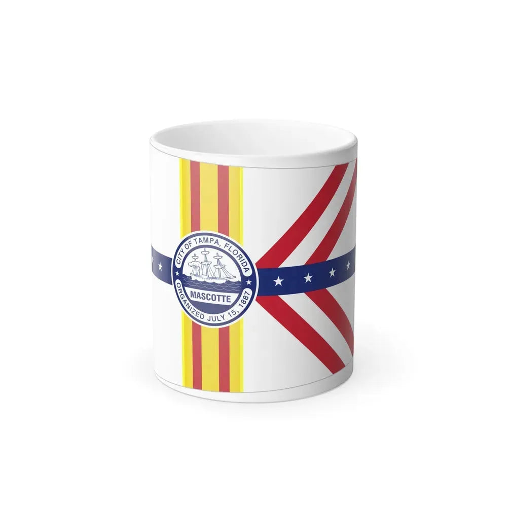 Flag of Tampa, Florida - Color Changing Coffee Mug 11oz - Go Mug Yourself