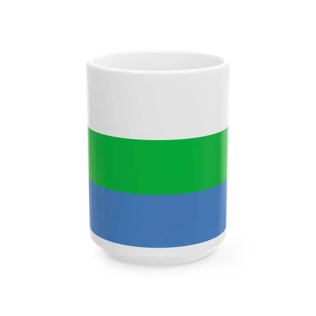 Flag of Tamsalu (Estonia) White Coffee Mug 15oz - Go Mug Yourself