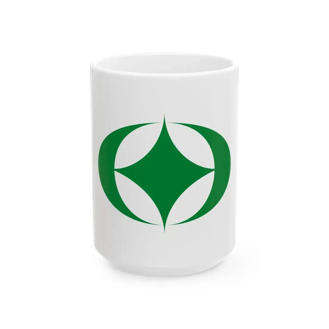 Flag of Tamura Fukushima (Japan) White Coffee Mug 15oz - Go Mug Yourself