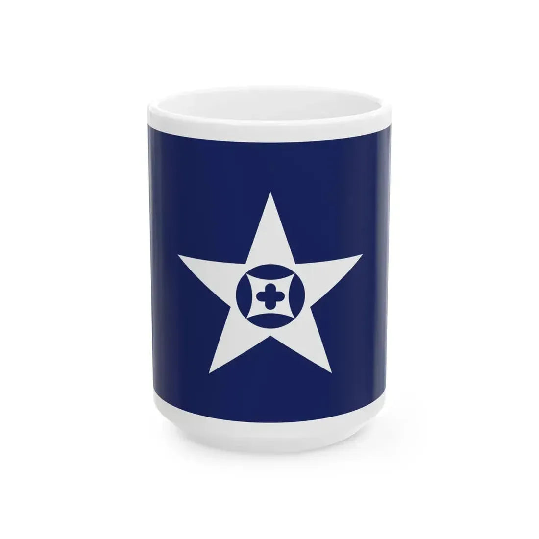 Flag of Tanabe Wakayama (Japan) White Coffee Mug 15oz - Go Mug Yourself