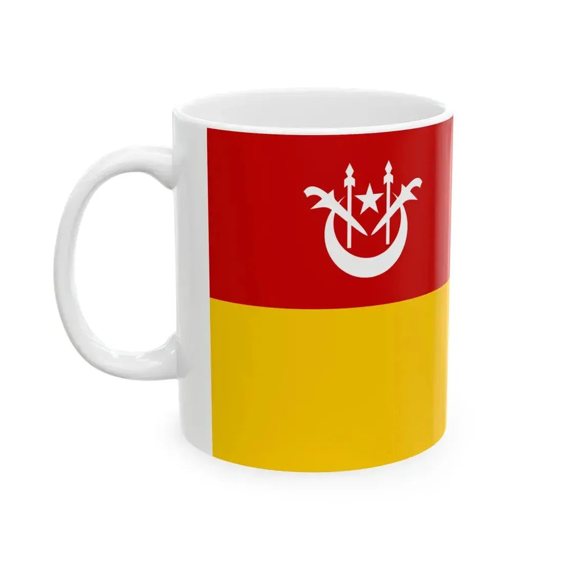Flag of Tanah Merah Kelantan (Malaysia) White Coffee Mug - Go Mug Yourself