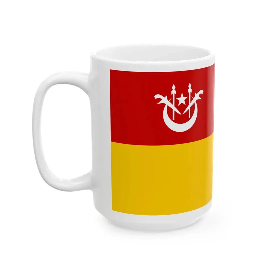 Flag of Tanah Merah Kelantan (Malaysia) White Coffee Mug - Go Mug Yourself