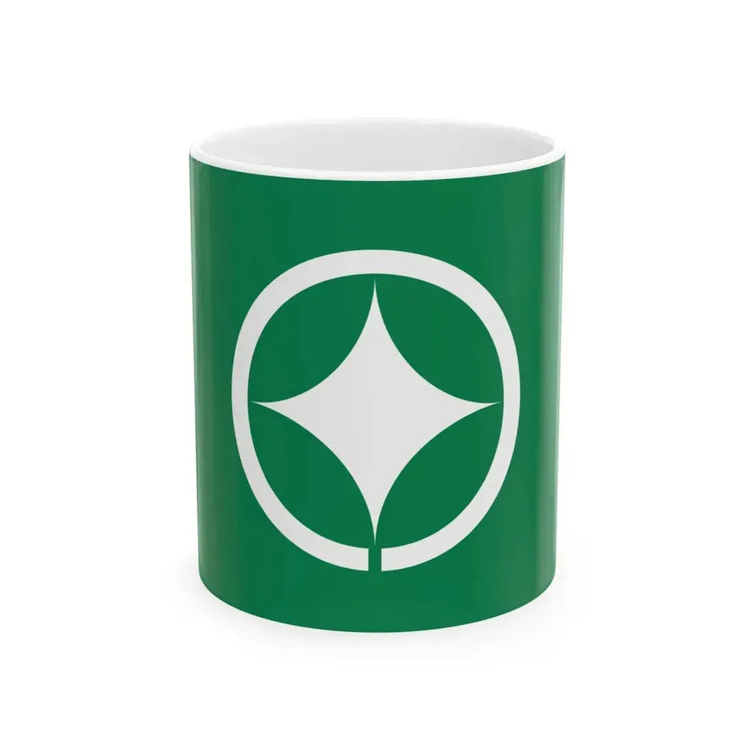 Flag of Tano Kochi (Japan) White Coffee Mug 11oz - Go Mug Yourself