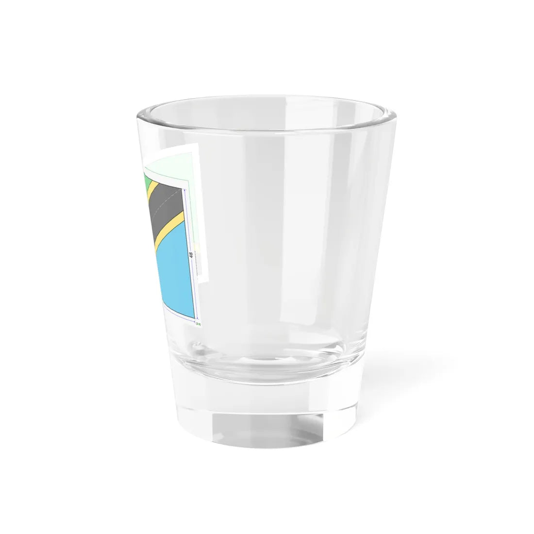 Flag of Tanzania construction sheet (Tanzania) Shot Glass 1.5oz - Go Mug Yourself