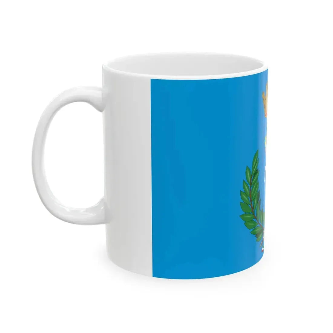 Flag of Taormina (Italy) White Coffee Mug - Go Mug Yourself